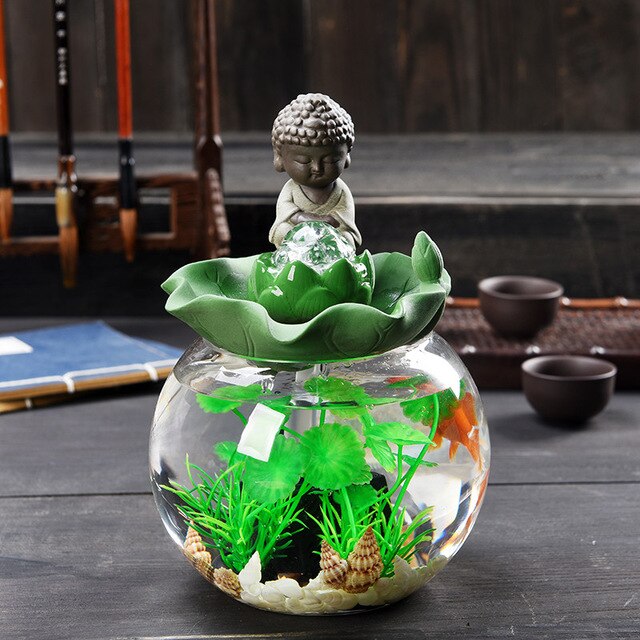 Buddha Fountain <br> Aquarium