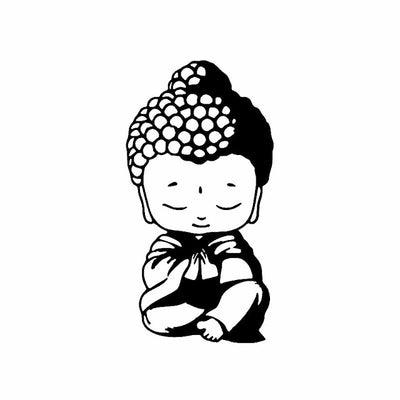 Buddha car sticker