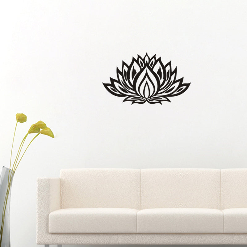 Sticker Bouddha fleur de lotus