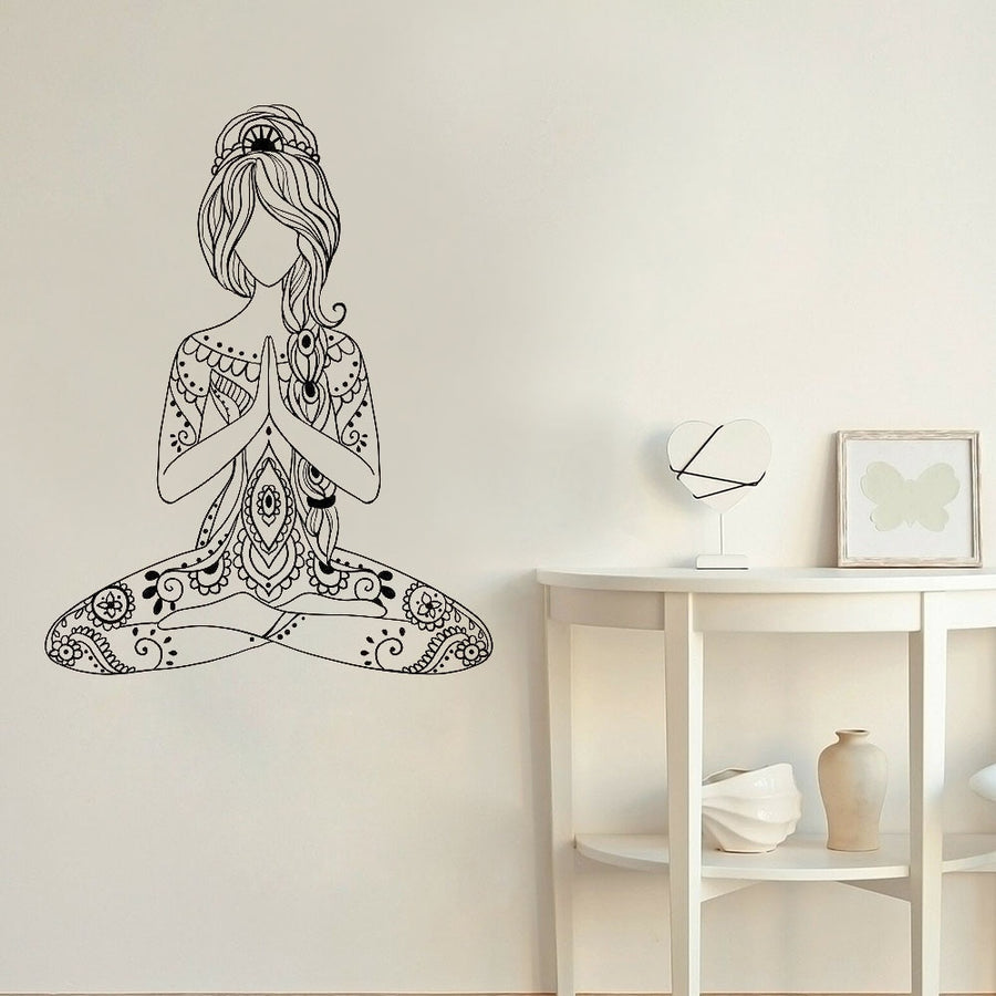 Stickers Bouddha <br> Jeune Fille