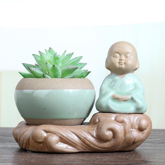 Buddha flowerpot <br> Nature