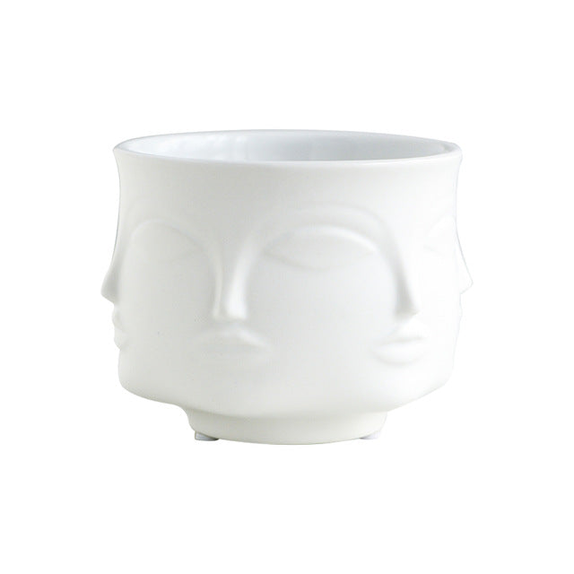 Pot de fleur Bouddha <br> Visage
