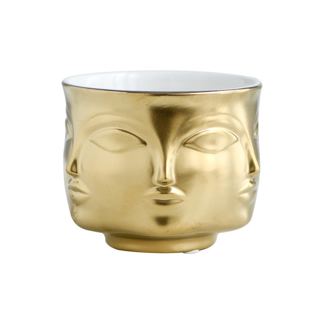 Pot de fleur Bouddha <br> Visage