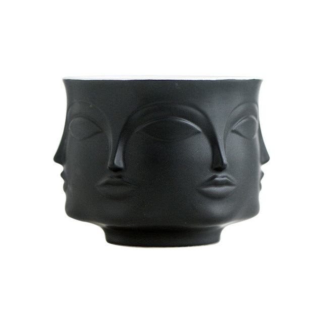 Pot de fleur Bouddha <br> Visage