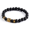 Bracelet Bouddha <br> perles noires - [variant_title]