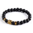Bracelet Bouddha <br> perles noires - [variant_title]