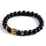 Bracelet Bouddha <br> perles noires naturelle - [variant_title] 