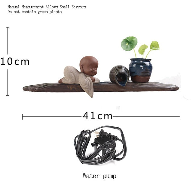 Fontaine Bouddha <br> Assis