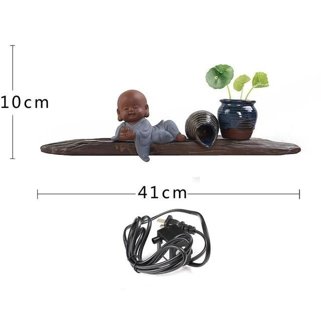 Fontaine Bouddha <br> Assis