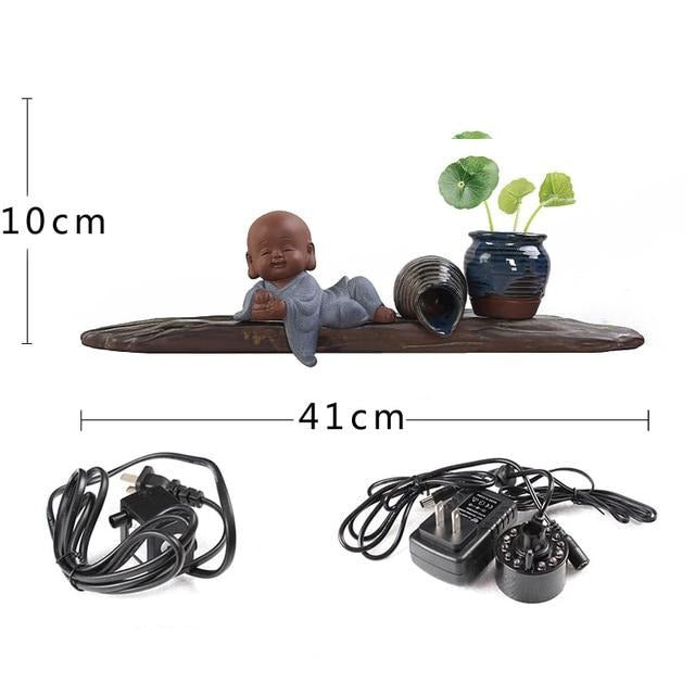 Fontaine Bouddha <br> Assis