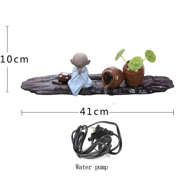 Fontaine Bouddha <br> Assis