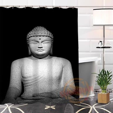 Buddha Night Shower Curtain