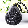 Buddha Pendant <br> Obsidian Wealth