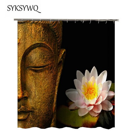 Power Buddha Shower Curtain