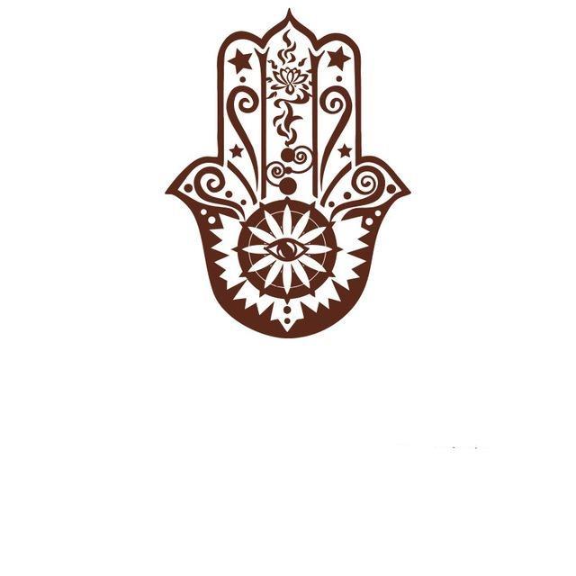 Sticker Bouddha  Marron