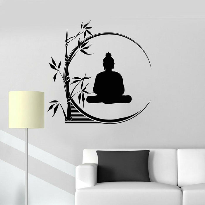 Sticker Bouddha Bambou