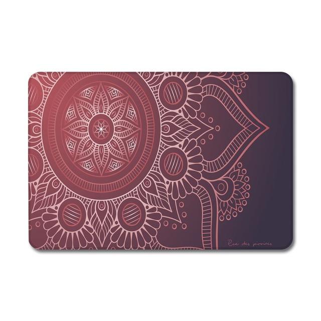 Tapis Bouddha  Rouge Volcanique