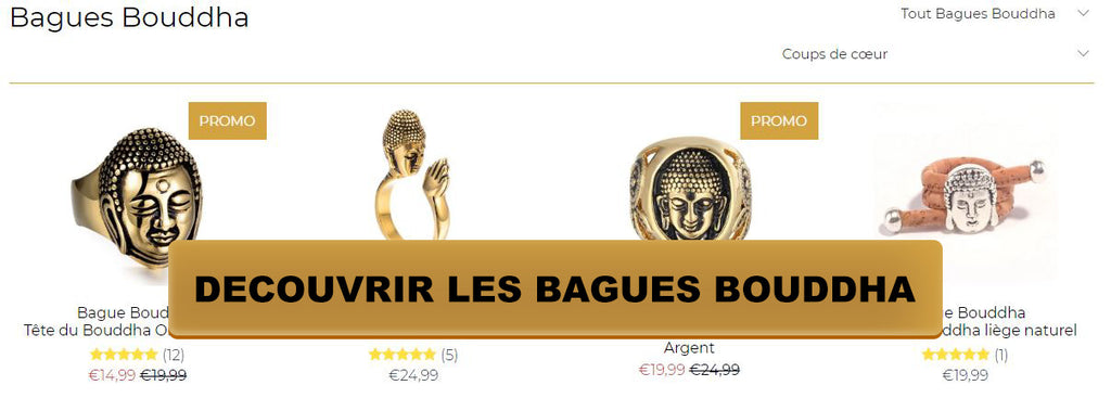 Bagues Bouddha