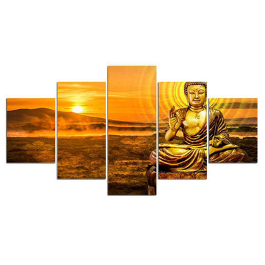 Tableau Bouddha<br> enseignant doré - [variant_title]