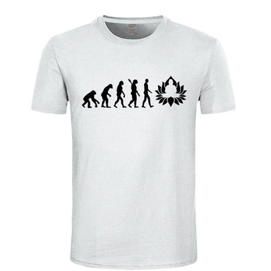 T-shirt Bouddha<br> Evolution Illumination - Blanc / S