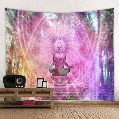 Tenture Bouddha <br> Statue Méditation - [variant_title]