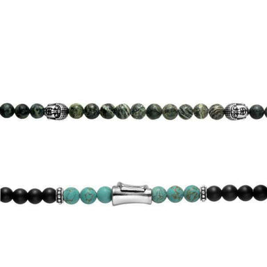 Bracelet Bouddha<br> Agate Noire naturelle - [variant_title]