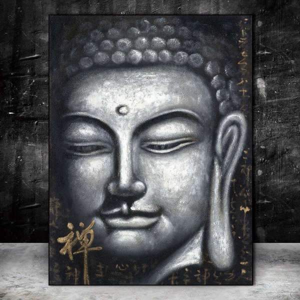 Tableau Bouddha Visage du Bouddha Graffiti - [variant_title]