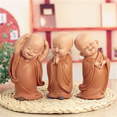 Statue Bouddha<br> Moine Bouddhiste coloré - [variant_title]