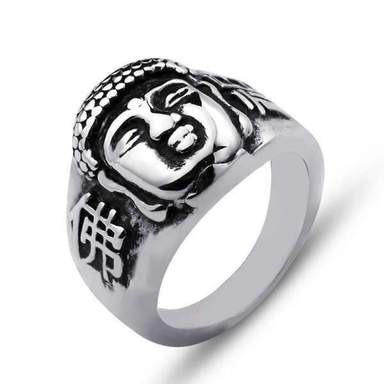 Bague Bouddha<br> Visage du Bouddha gravé - [variant_title]