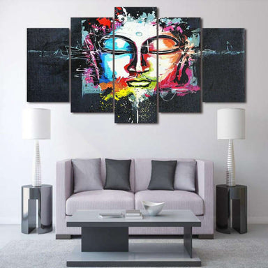 Tableau Bouddha <br> Art moderne Visage du Bouddha - [variant_title]
