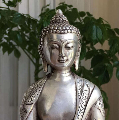 Statue Bouddha<br> assis de médecine - [variant_title]