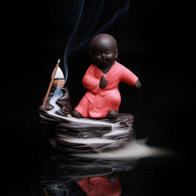 Porte Encens Bouddha Moine Bouddhiste Art Martiaux | Univers Bouddha