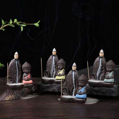 Porte Encens Bouddha<br> position du lotus - [variant_title]