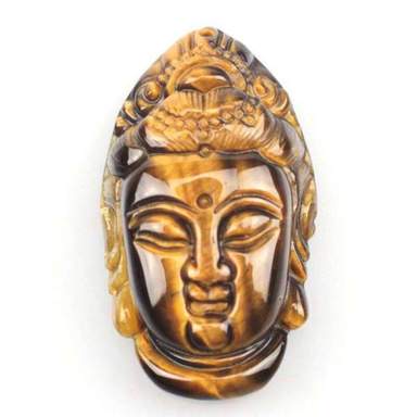 Pendentif Bouddha<br> Œil de Tigre - [variant_title]