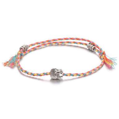Bracelet Bouddha<br> Porte bonheur Bouddha noué à la main - [variant_title]
