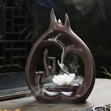 Porte Encens Main du Bouddha Enseignant | Univers Bouddha