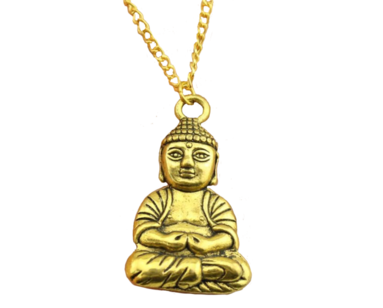 Pendentif Bouddha Or<br> Position du Lotus - [variant_title]