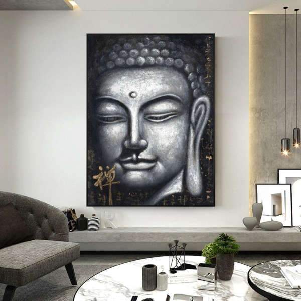 Tableau Bouddha Visage du Bouddha Graffiti - [variant_title]