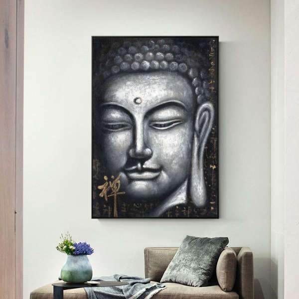 Tableau Bouddha Visage du Bouddha Graffiti - [variant_title]