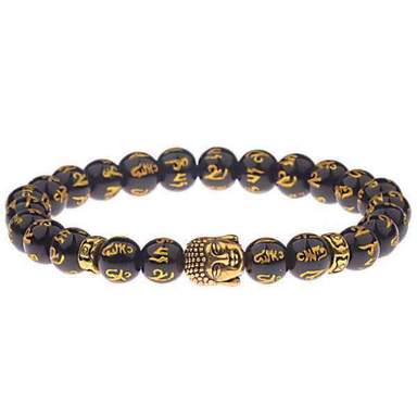 Bracelet Bouddha<br> Mantra Bouddhistes - Or