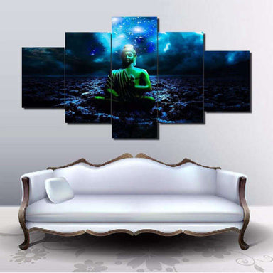 Tableau Bouddha<br> Bouddha de méditation univers - [variant_title]