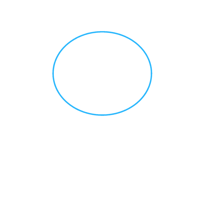 How to Draw Buddha: Step 1