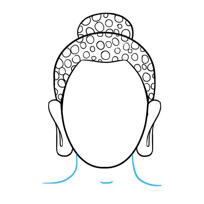 How to Draw Buddha: Step 8